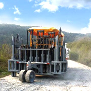 多錘頭水泥路面破碎機